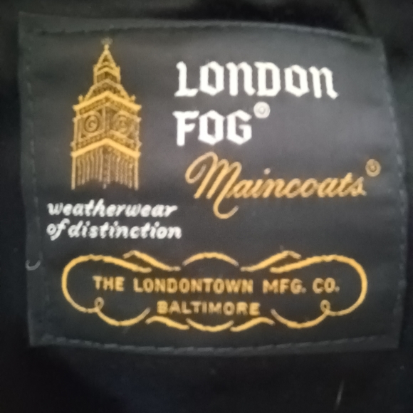 LONDON FOG VINTAGE LINED TRENCH COAT EXCELLENT 46 LONG - Picture 7 of 16